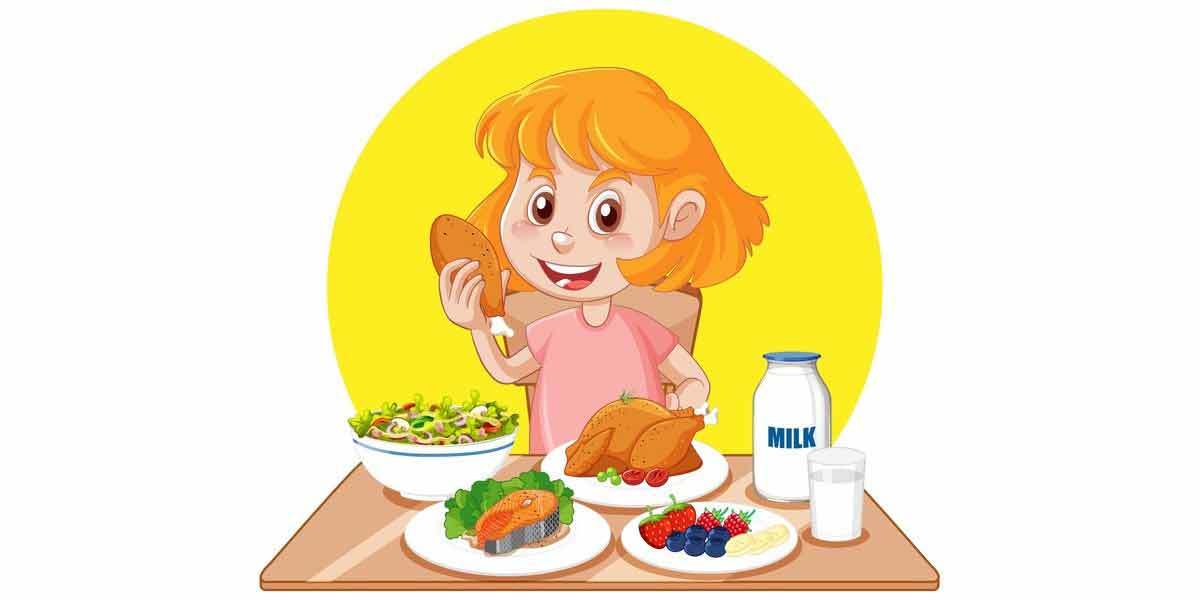 Protein Rich Diet for Kids Blog Banner