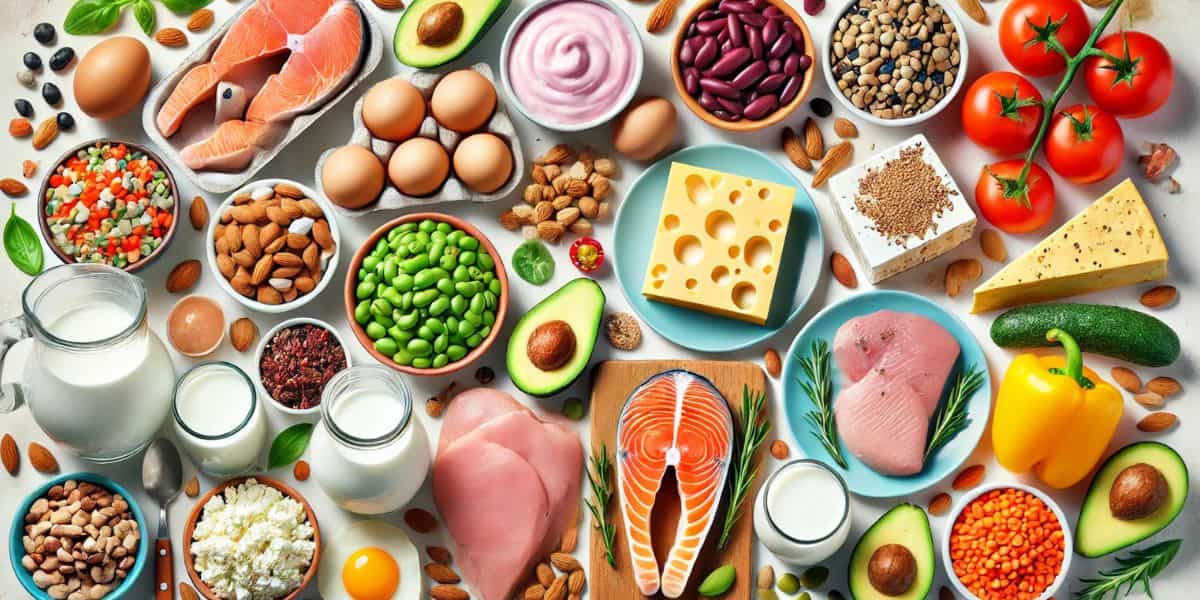 high protein foods for kids banner