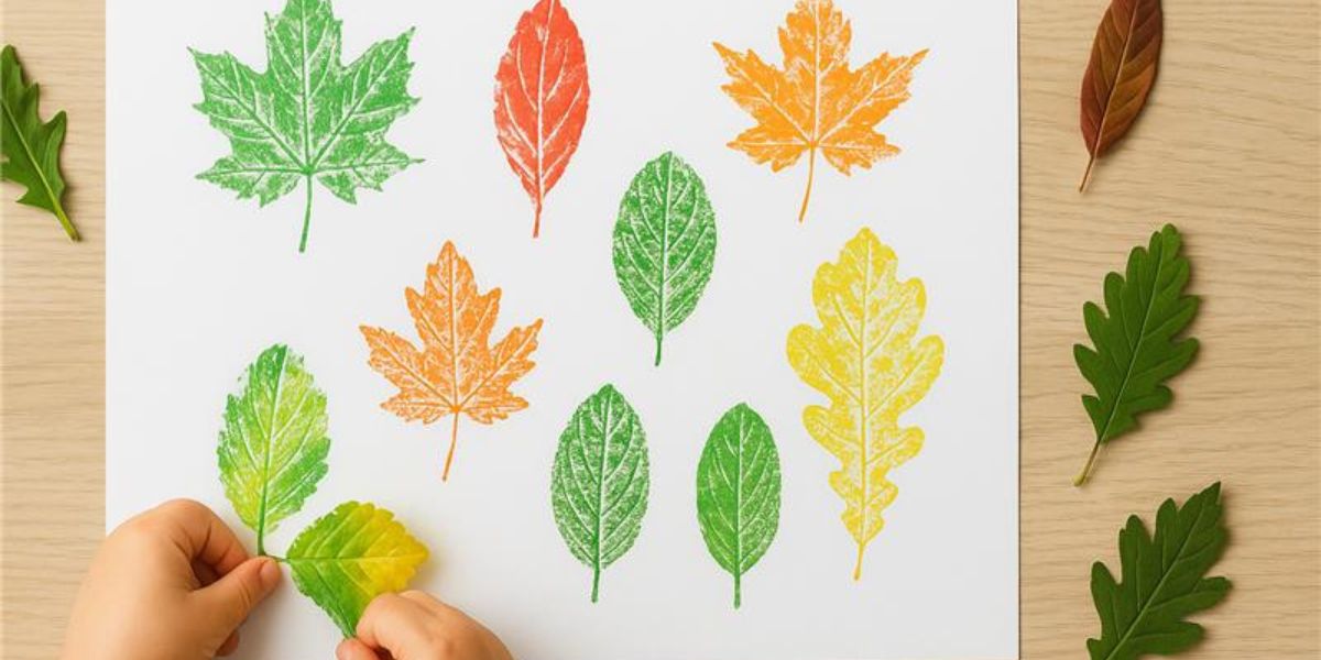 Leaf printing Craft