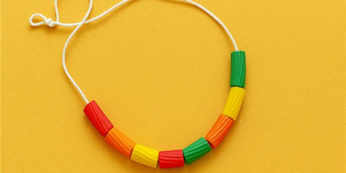 Pasta necklace Craft