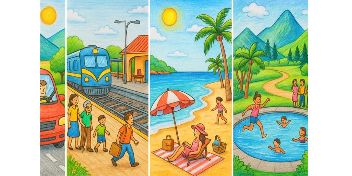 Summer Season Drawing Ideas