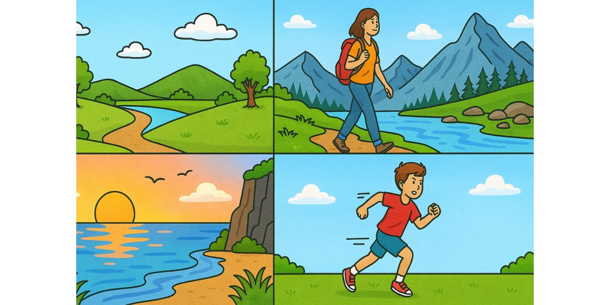 Summer season drawing for class 8