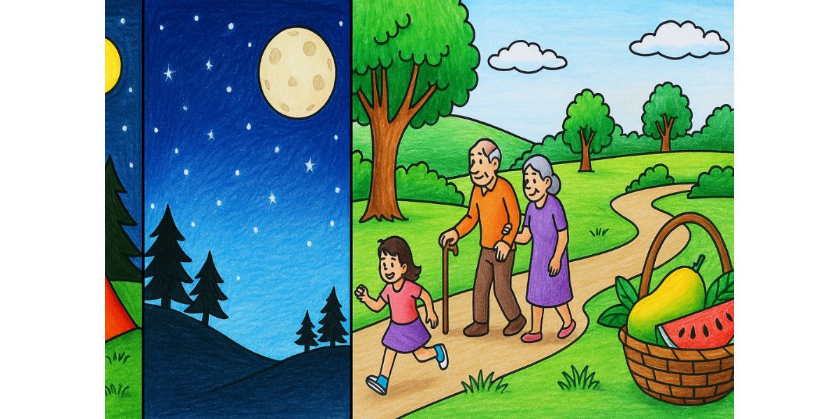Summer Season Drawing for Kids from Class 4 and Beyond 